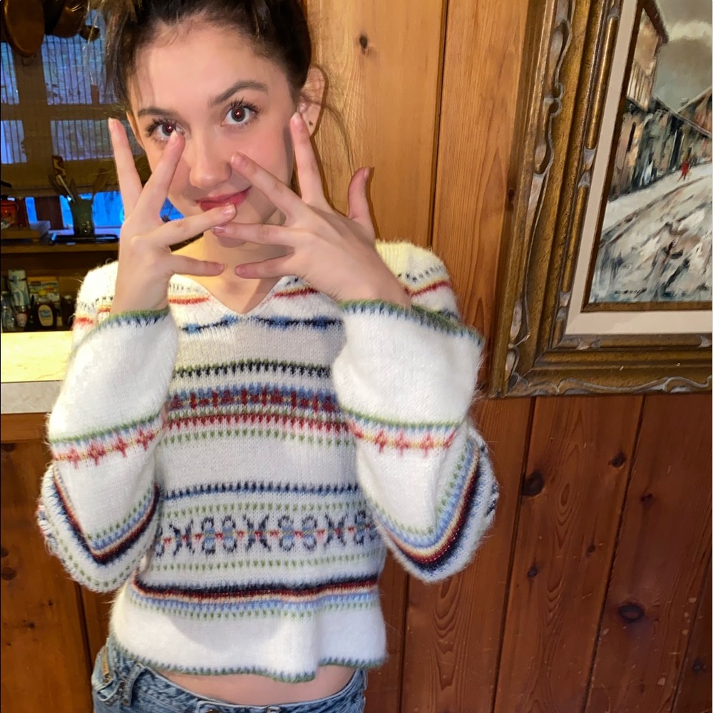 It’s Our Time crop sweater